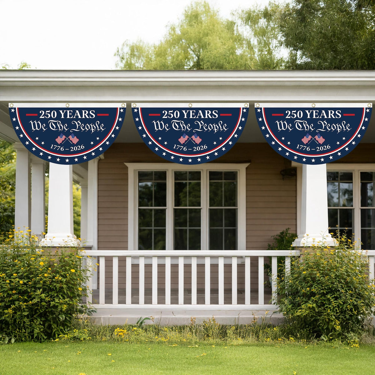 Usa Semiquincentennial Banner1776 2026 Patriotic Fence Decor We The People 250th Anniversary Sign 1780027966211.jpg