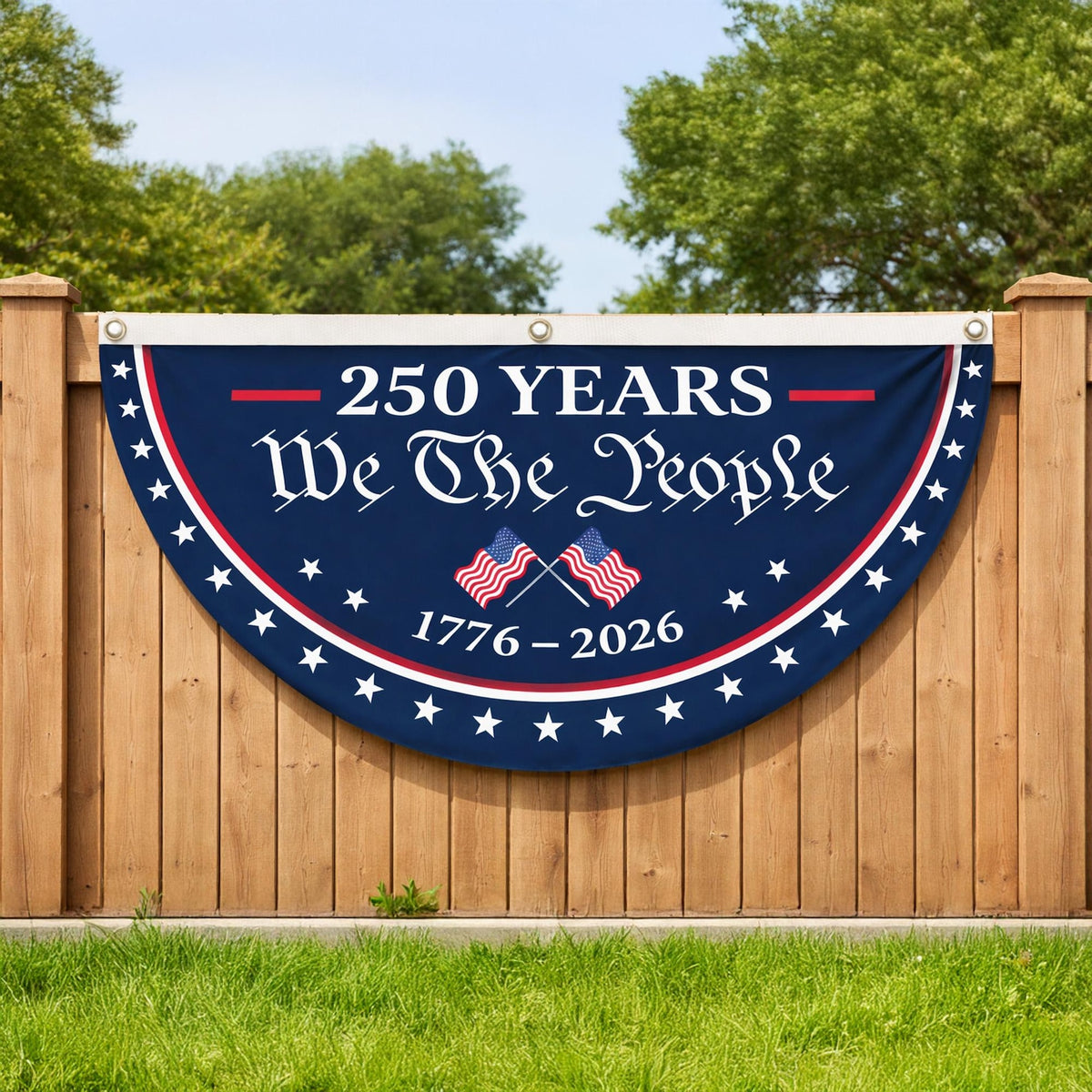 Usa Semiquincentennial Banner1776 2026 Patriotic Fence Decor We The People 250th Anniversary Sign 1780027966416.jpg