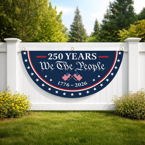 Usa Semiquincentennial Banner1776 2026 Patriotic Fence Decor We The People 250th Anniversary Sign 1780027966487.jpg