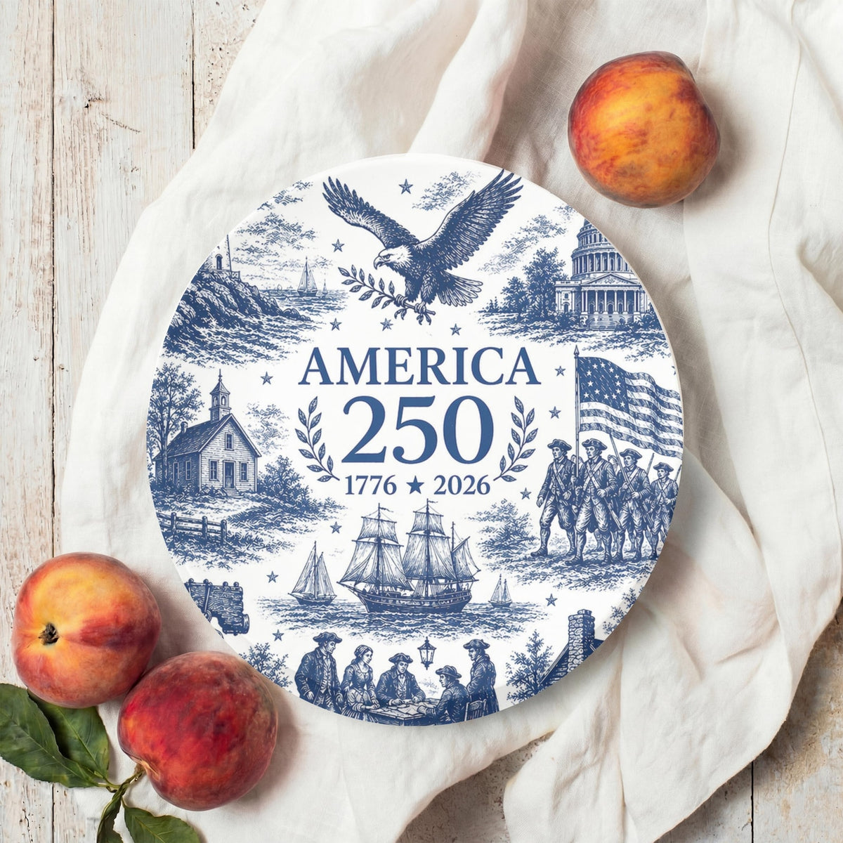 America 250 Plate 1776 2026 Anniversary Plate Patriotic Dinner Plate 1780028340750.jpg
