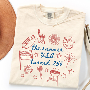 250th Anniversary Shirt Usa 250 Patriotic Shirt The Summer Usa Turned 250 Shirt 250 Years Shirt 4th Of July Shirt 1780028816641.png