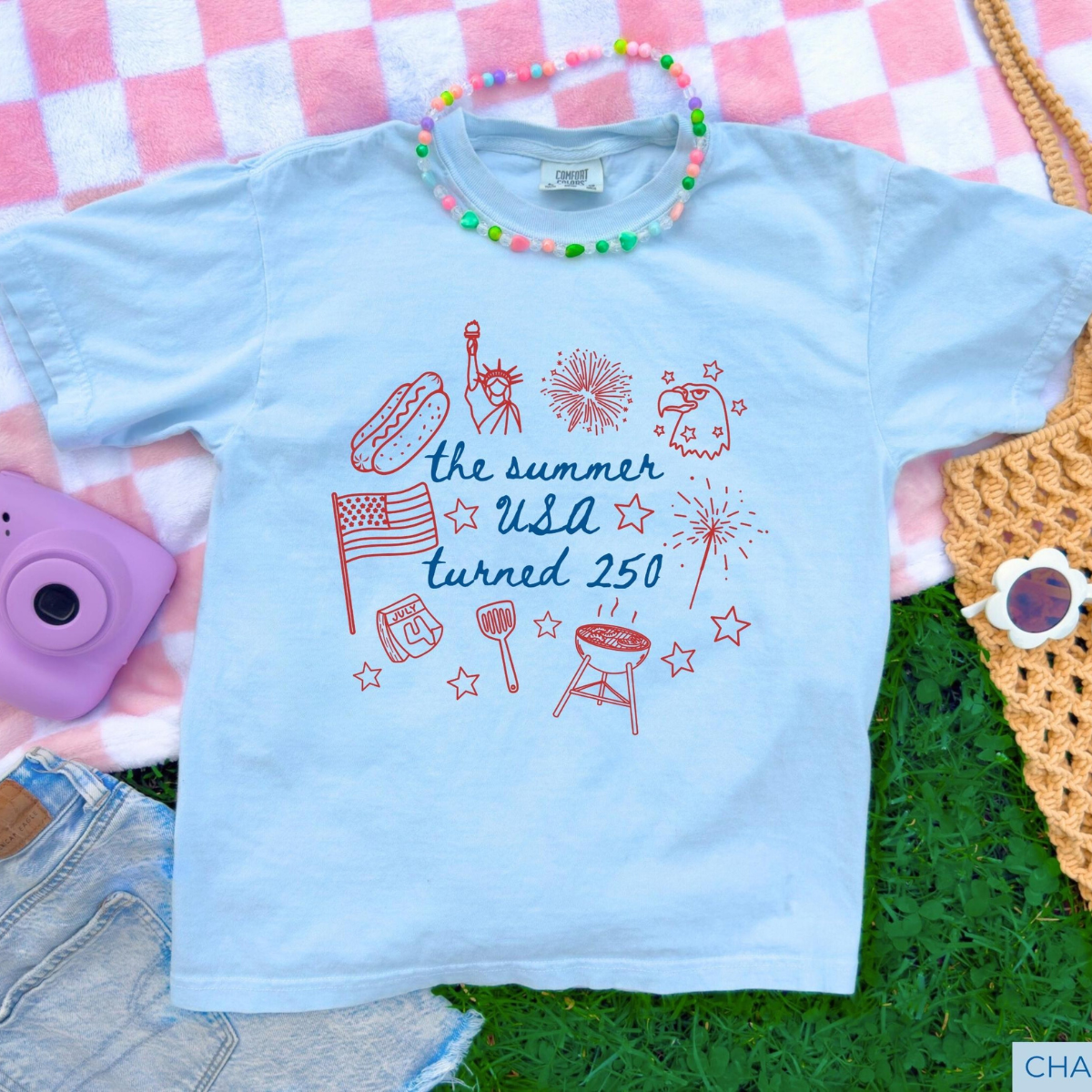 250th Anniversary Shirt Usa 250 Patriotic Shirt The Summer Usa Turned 250 Shirt 250 Years Shirt 4th Of July Shirt 1780028816772.png