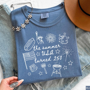 250th Anniversary Shirt Usa 250 Patriotic Shirt The Summer Usa Turned 250 Shirt 250 Years Shirt 4th Of July Shirt 1780028816864.png