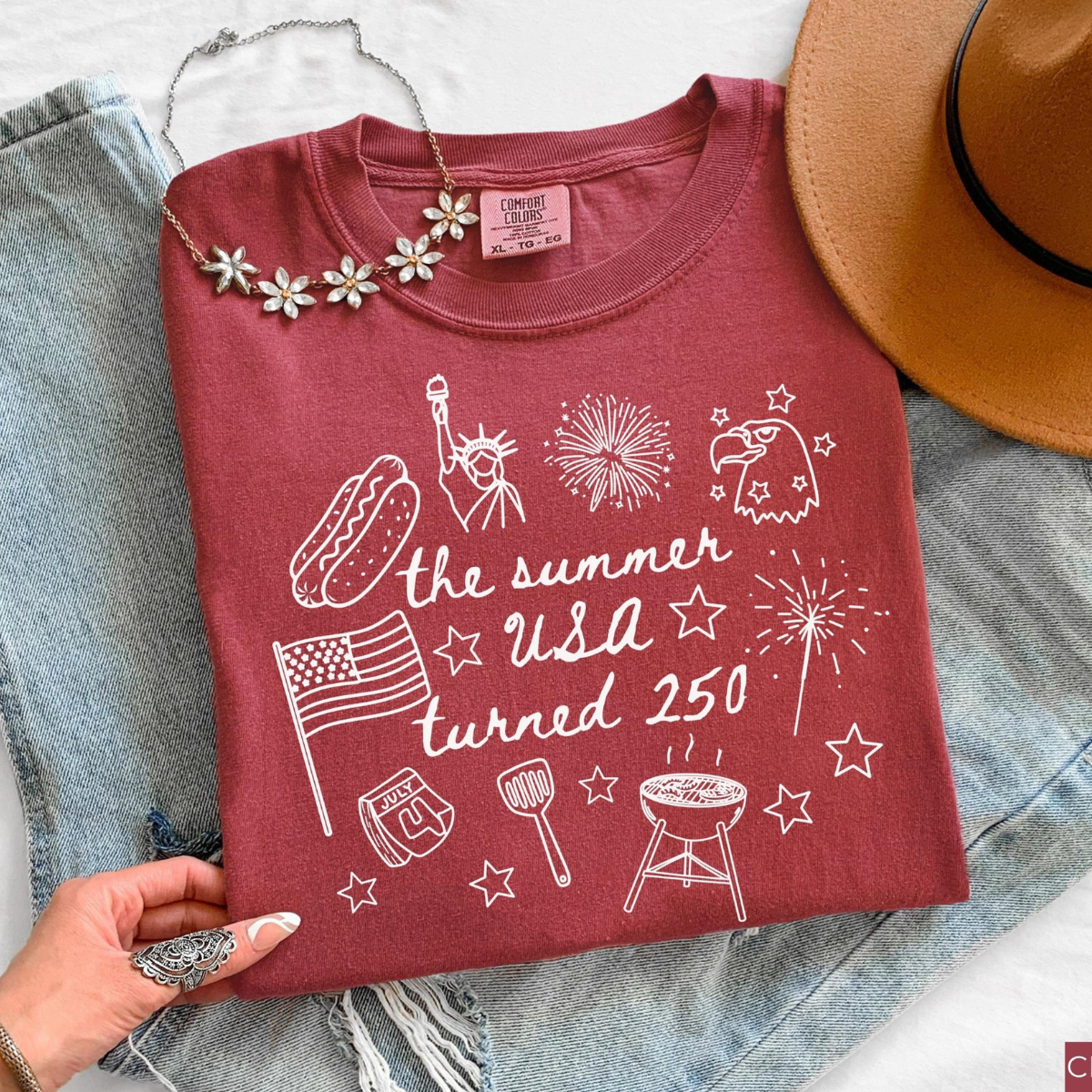 250th Anniversary Shirt Usa 250 Patriotic Shirt The Summer Usa Turned 250 Shirt 250 Years Shirt 4th Of July Shirt 1780028816899.png