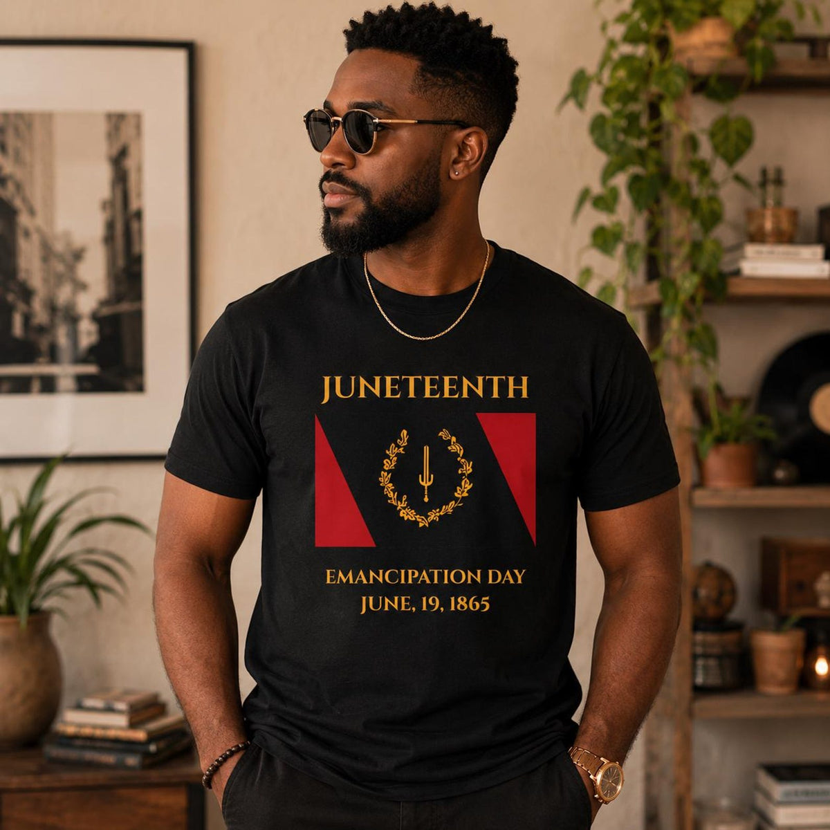 Juneteenth Emancipation Day Tee  Black American Heritage Flag  Men Women Family Group Shirt 1865 1780541495632.jpg