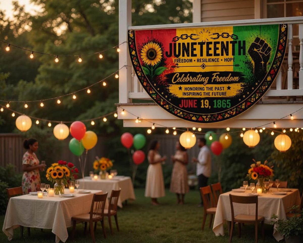 Juneteenth Semicircle Porch Banner Emancipation Day Bunting Flag Freedom Resilience Hope Decor Black History Balcony Banner 1780541887491.jpg