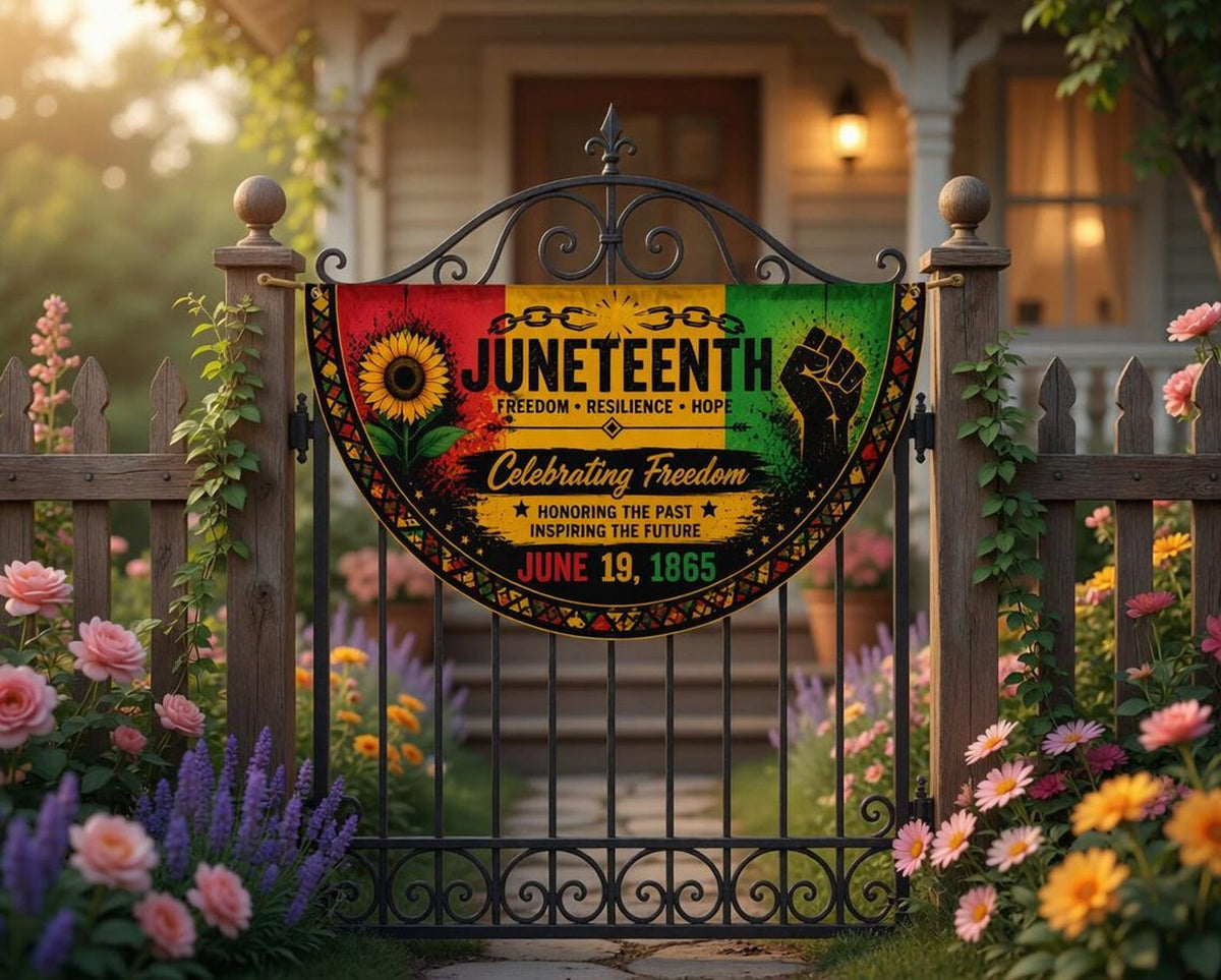 Juneteenth Semicircle Porch Banner Emancipation Day Bunting Flag Freedom Resilience Hope Decor Black History Balcony Banner 1780541888039.jpg