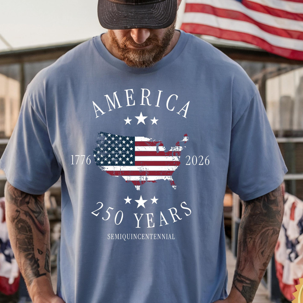 America 250th Anniversary Shirt Patriotic Comfort Colors Tee Semiquincentennial 1776 2026 Fourth Of July Apparel 1780888149377.png
