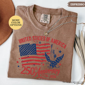 Comfort Colors America 250th Anniversary Shirt Patriotic Eagle Tee Distressed 4th Of July Shirt American Flag Shirt Patriotic Gifts 1780908950485.jpg