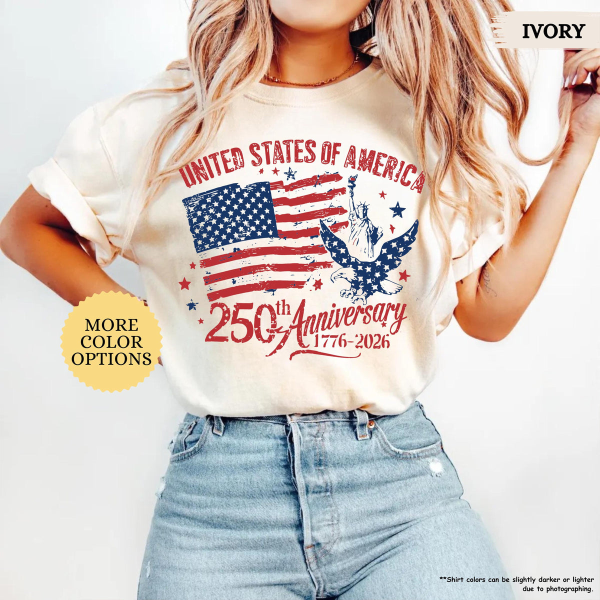 Comfort Colors America 250th Anniversary Shirt Patriotic Eagle Tee Distressed 4th Of July Shirt American Flag Shirt Patriotic Gifts 1780908950640.jpg