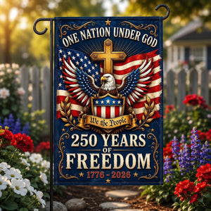 250 Years Of Freedom Garden Flag Patriotic American Flag Decor 1776 2026 Usa 250th Anniversary Outdoor Yard Flag Independence Day Gift 1780909252423.jpg