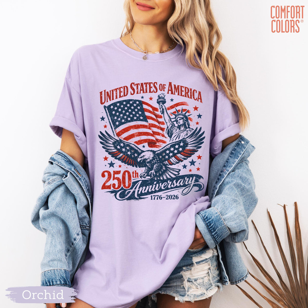 Comfort Colors America 250th Anniversary Shirt Patriotic Eagle Tee Distressed 4th Of July Shirt American Flag Shirt Patriotic Gifts 1780909320085.jpg