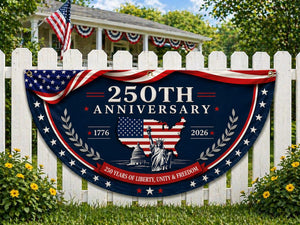 America 250th Anniversary Semicircle Banner Patriotic Usa Outdoor Decor 1780910388517.jpg