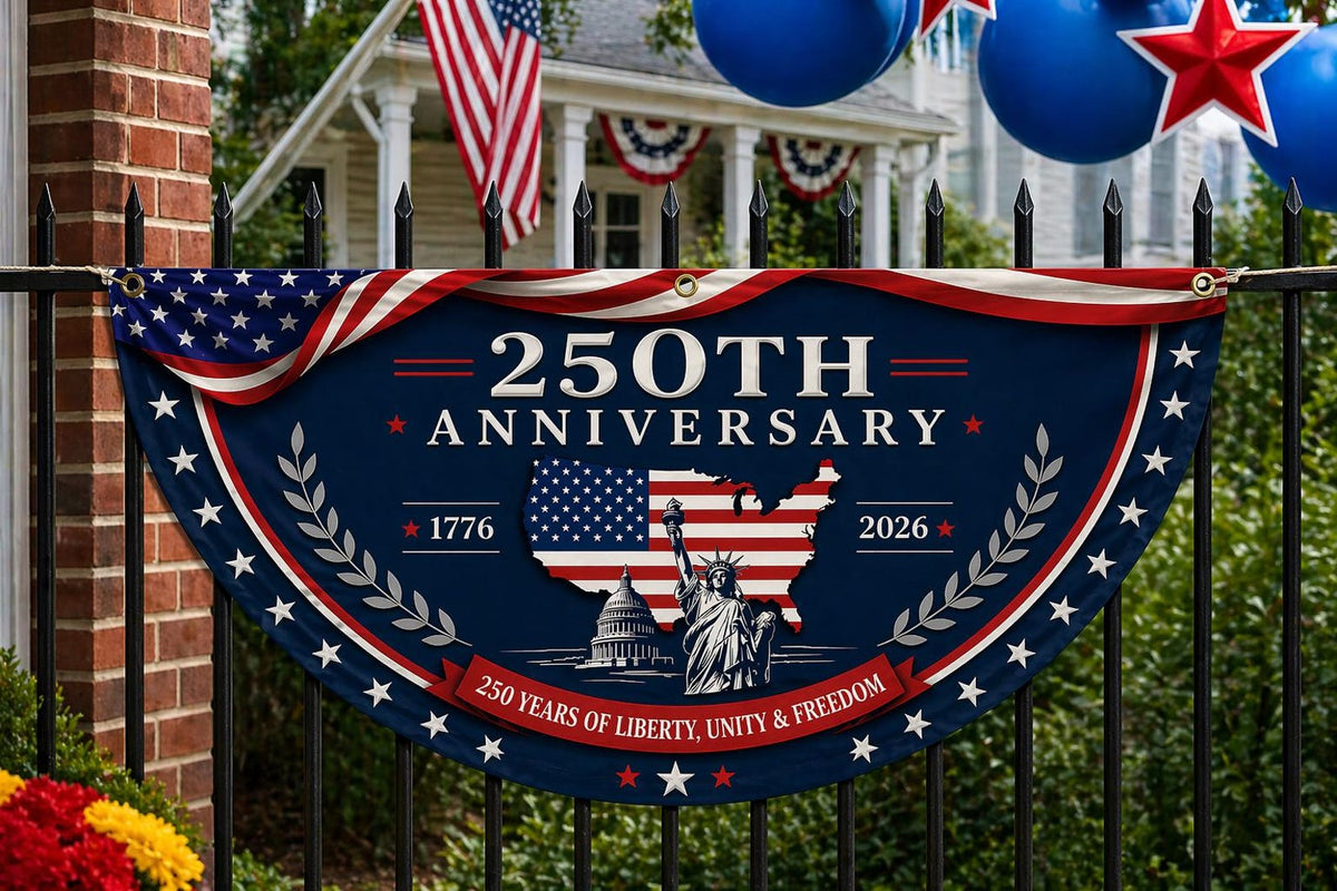America 250th Anniversary Semicircle Banner Patriotic Usa Outdoor Decor 1780910388520.jpg