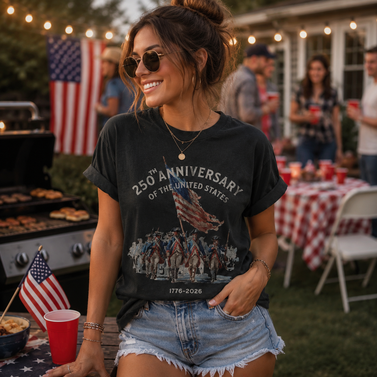 America 250th Anniversary Revolutionary War Soldiers Shirt Comfort Colors 4th Of July Tee 1780912250005.png