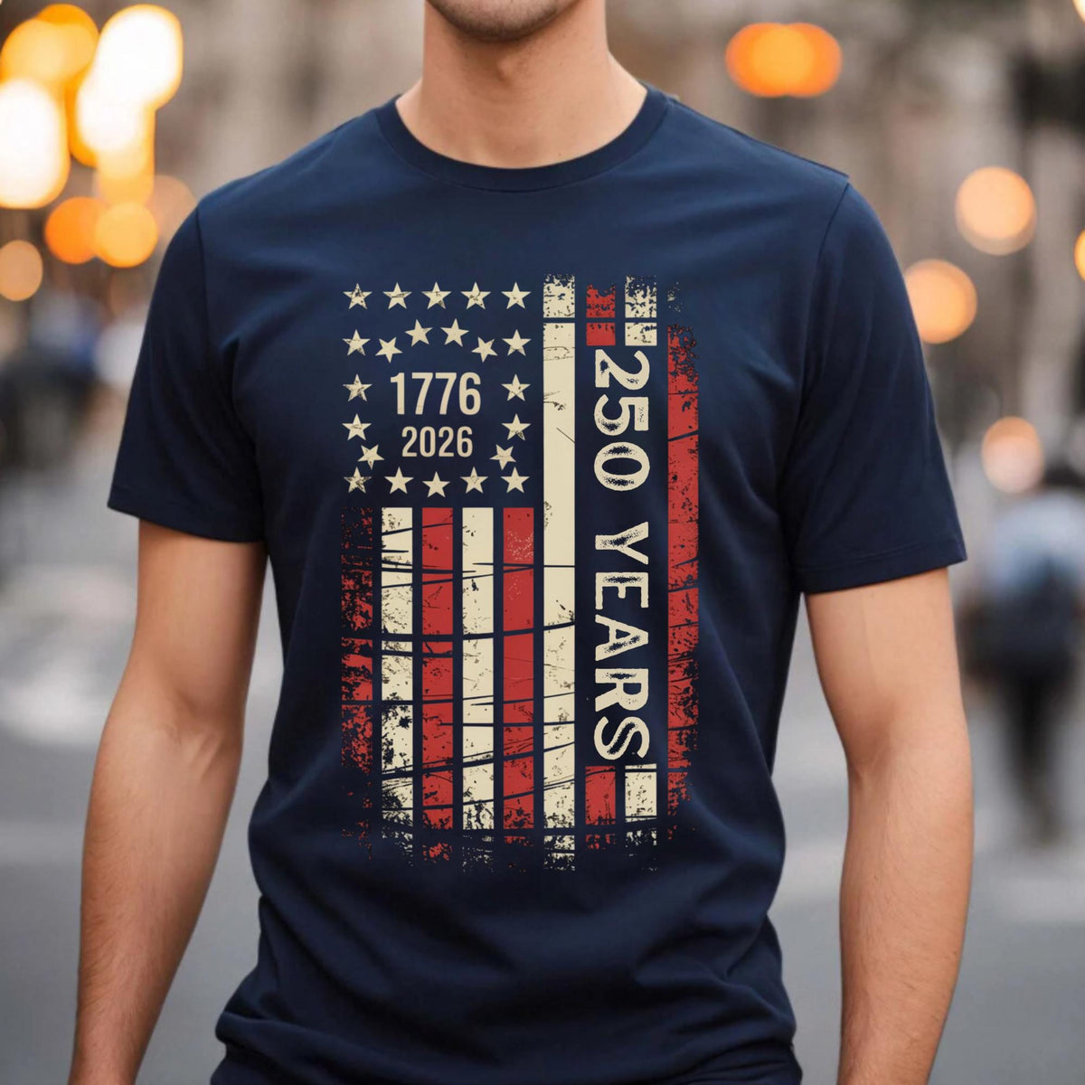 250th America Anniversary T Shirt Vintage Usa Flag Patriotic Tee 1780913296270.jpg