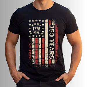 250th America Anniversary T Shirt Vintage Usa Flag Patriotic Tee 1780913296483.jpg