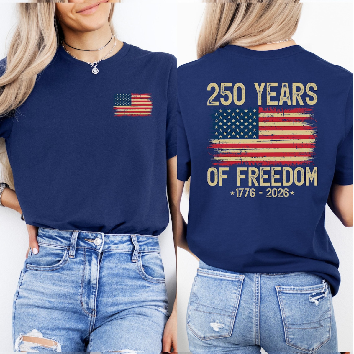 250 Years Of Freedom Shirt 1776 2026 Usa Flag Patriotic Tee 250th Anniversary T Shirt 1780913780727.png