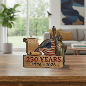America 250 Years Wooden Block Patriotic Usa Decor 1776 2026 Liberty Statue Flag Sign Independence Day Table Decor July 4th Gift 1780971504030.jpg