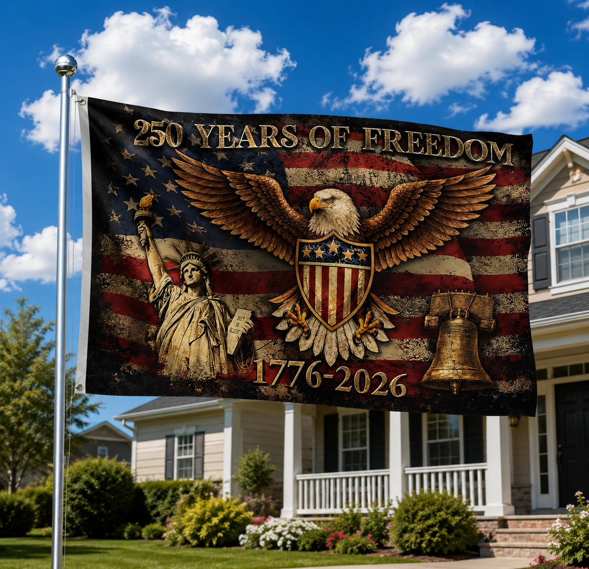 250 Anniversary Usa Flag  250 Years Of Freedom Flags American 250th Anniversary Banner Double Side Printed Eagle Flag 1780976037609.png