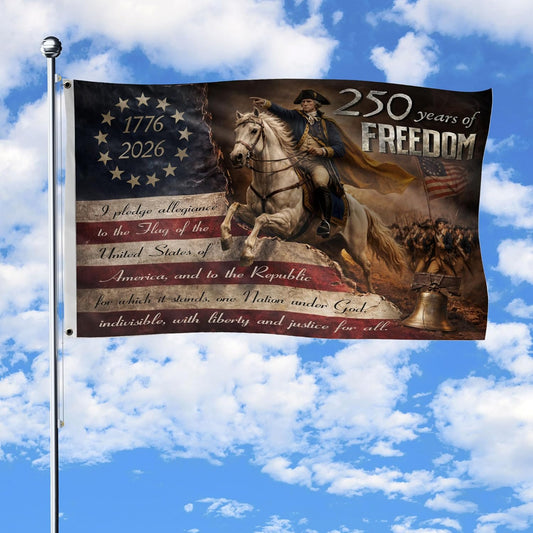 250th Anniversary Banner 250 Years Of Freedom Flag 250 Anniversary Usa Flag With Brass Grommets Front  Back Printed Patriotic Flags Decor House American Flags With Eagle 1780978220478.jpg