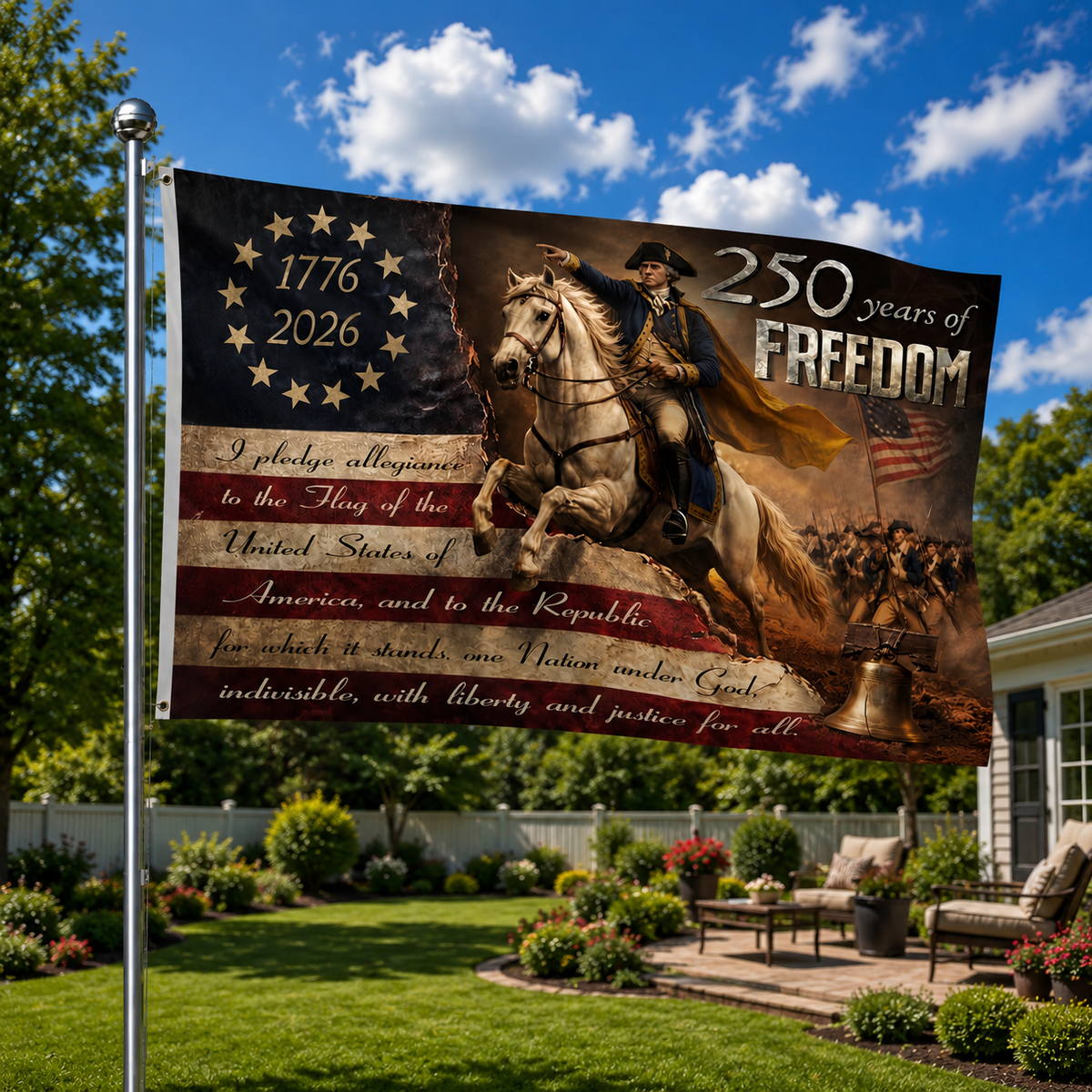 250th Anniversary Banner 250 Years Of Freedom Flag 250 Anniversary Usa Flag With Brass Grommets Front  Back Printed Patriotic Flags Decor House American Flags With Eagle 1780978221294.png