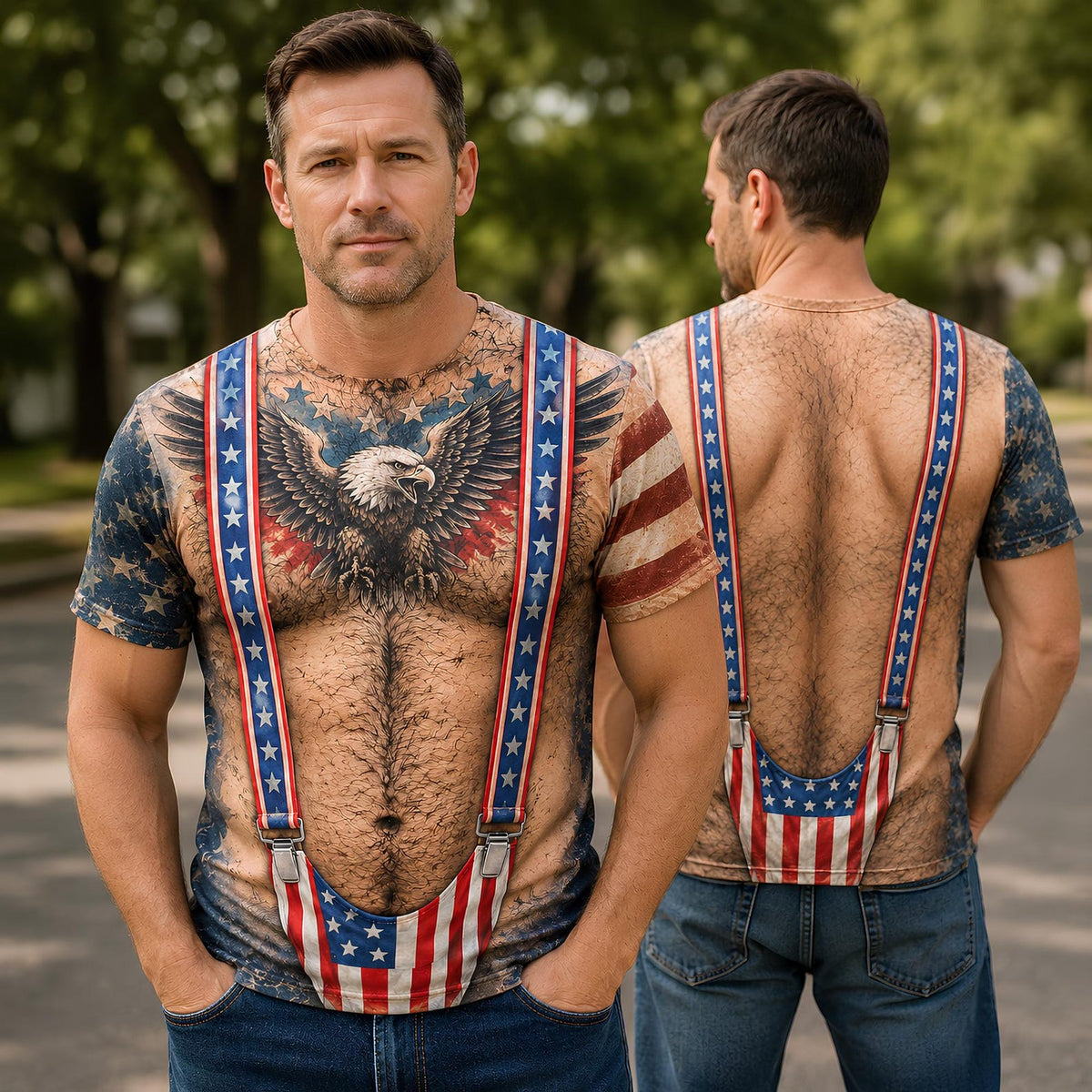 Funny 4th Of July 3d T Shirt Patriotic Shirtless Hairy Chest Eagle Suspenders Tee Usa Flag Meme Gift For Men And Dad Bbq Party Outfit 1781066559913.jpg