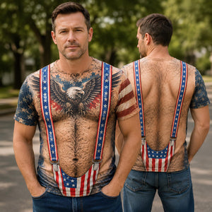 Funny 4th Of July 3d T Shirt Patriotic Shirtless Hairy Chest Eagle Suspenders Tee Usa Flag Meme Gift For Men And Dad Bbq Party Outfit 1781066559978.jpg