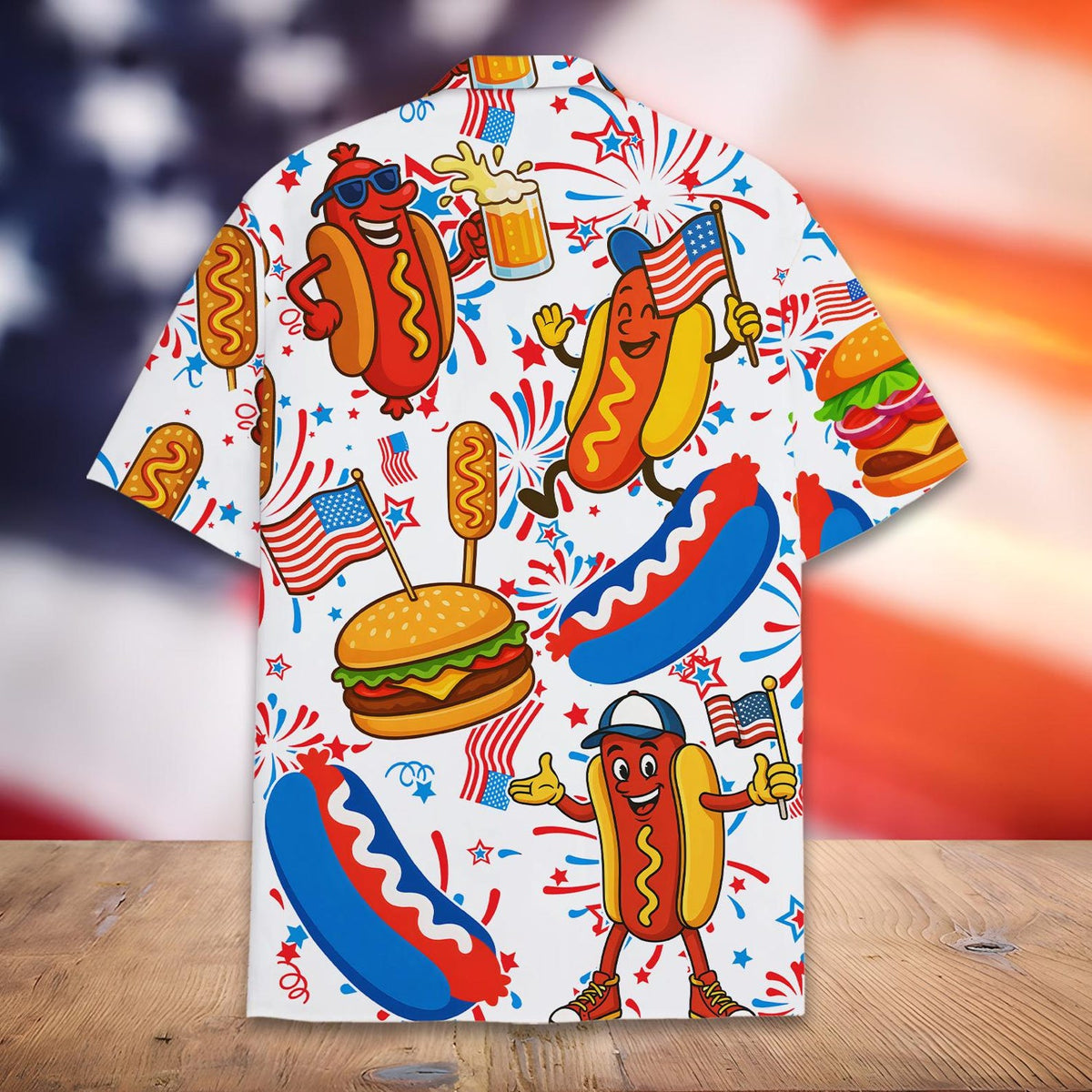 Hot Dog Burger American Flag Hawaiian Shirt For Men Women Youth Funny Foodie Patriotic Button Down 4th Of July Shirt Short Sleeve 1781067370516.jpg