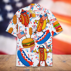 Hot Dog Burger American Flag Hawaiian Shirt For Men Women Youth Funny Foodie Patriotic Button Down 4th Of July Shirt Short Sleeve 1781067370516.jpg