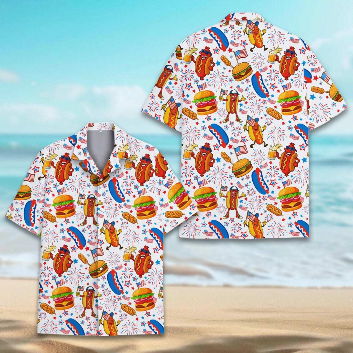 Hot Dog Burger American Flag Hawaiian Shirt For Men Women Youth Funny Foodie Patriotic Button Down 4th Of July Shirt Short Sleeve 1781067565843.jpg