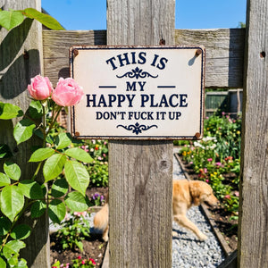 Custom Happy Place Metal Sign Personalized Patio Garden Sign Funny Farmhouse Porch Decor 1781075695006.jpg