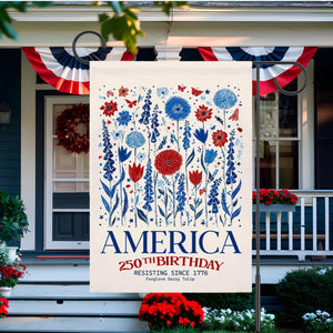 Patriotic Usa Garden Flag Anti Trump House Banner America 250th Birthday Subtle F Trump Semiquincentennial Foxglove Daisy Tulip 1781076093286.jpg