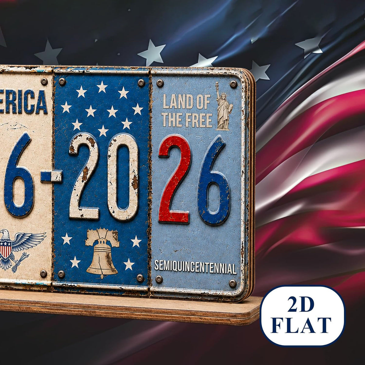 Usa 250th Anniversary Decorations Wooden America 250 Decorations Patriotic Fourth Of July Decor Usa 250th Anniversary Merchandise 4th Of July Gifts America 250th Birthday Gifts 1781144633710.jpg