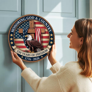 250th Anniversary Wooden Door Sign 4th Of July Door Decoration Sign250 Years Of Freedom 1781145133792.jpg