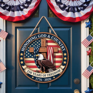 250th Anniversary Wooden Door Sign 4th Of July Door Decoration Sign250 Years Of Freedom 1781145133822.jpg