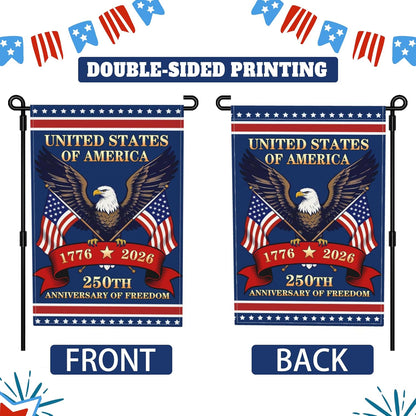 250 Anniversary Usa Flag 1776 2026 250th Anniversary Flag America 250 Garden Flag Garden Flags 12x18 Inch 250 Anniversary Usa Merchandise 1781145397879.jpg
