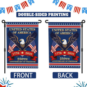 250 Anniversary Usa Flag 1776 2026 250th Anniversary Flag America 250 Garden Flag Garden Flags 12x18 Inch 250 Anniversary Usa Merchandise 1781145397879.jpg