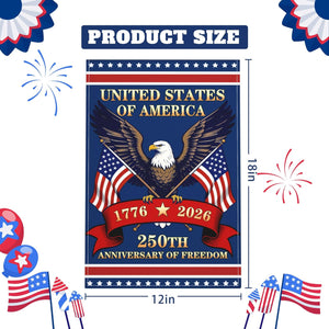 250 Anniversary Usa Flag 1776 2026 250th Anniversary Flag America 250 Garden Flag Garden Flags 12x18 Inch 250 Anniversary Usa Merchandise 1781145397881.jpg