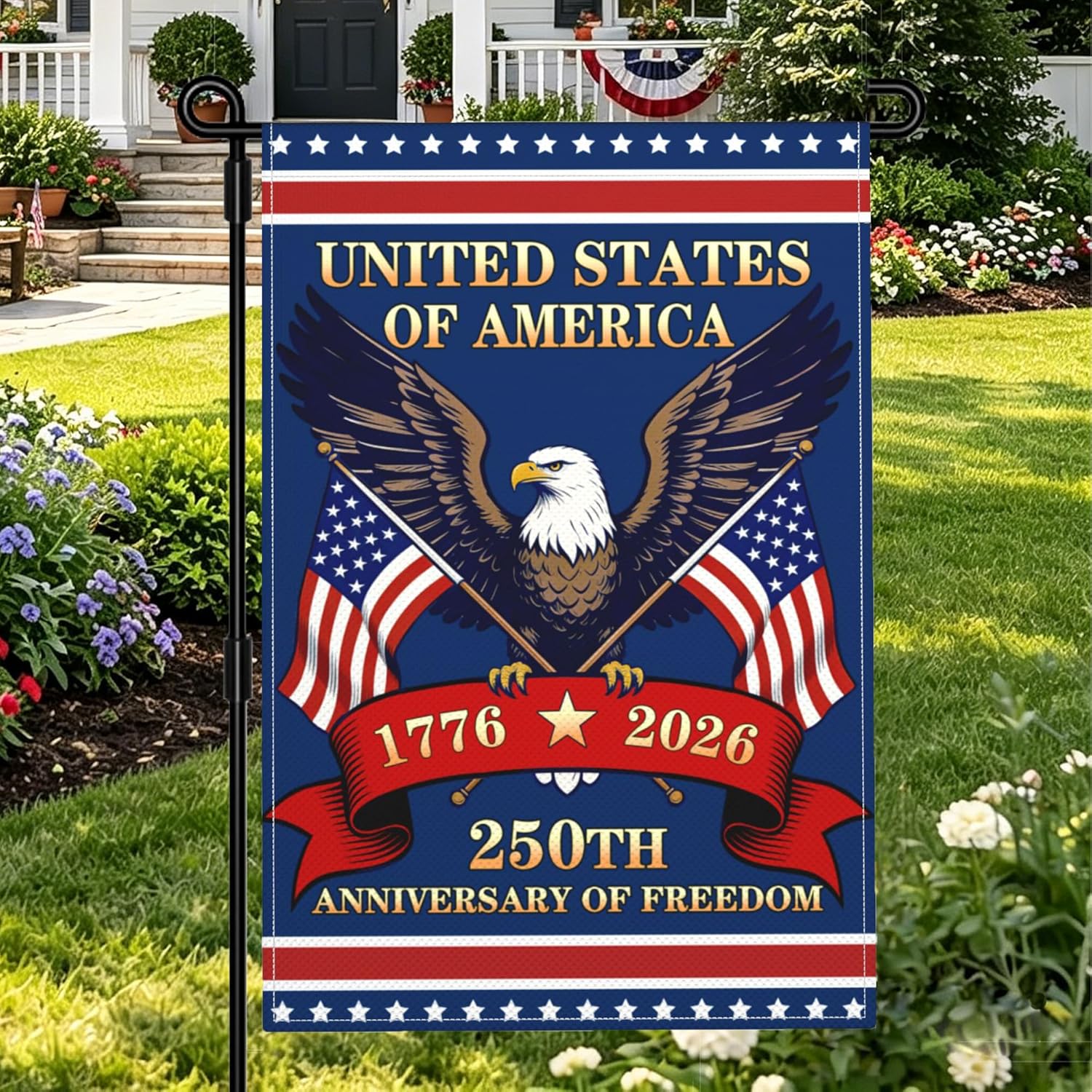 250 Anniversary Usa Flag 1776 2026 250th Anniversary Flag America 250 Garden Flag Garden Flags 12x18 Inch 250 Anniversary Usa Merchandise 1781145397923.jpg