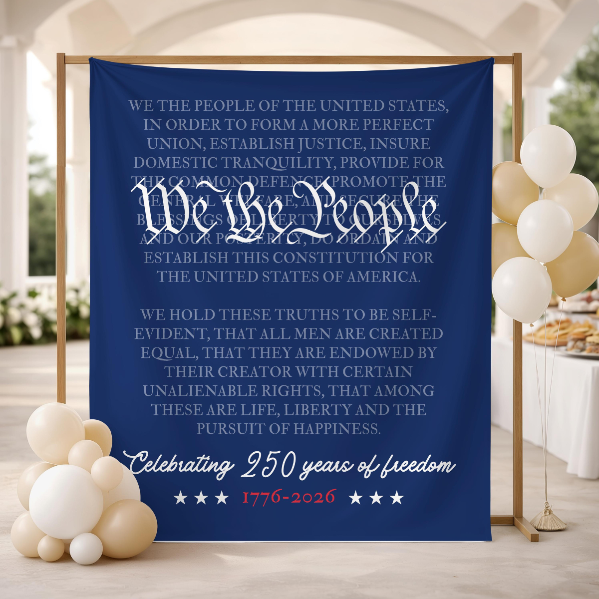 We The People America 250th Anniversary Celebration Banner Patriotic 4th Of July Backdrop Usa Celebration Decor 1781162986757.png