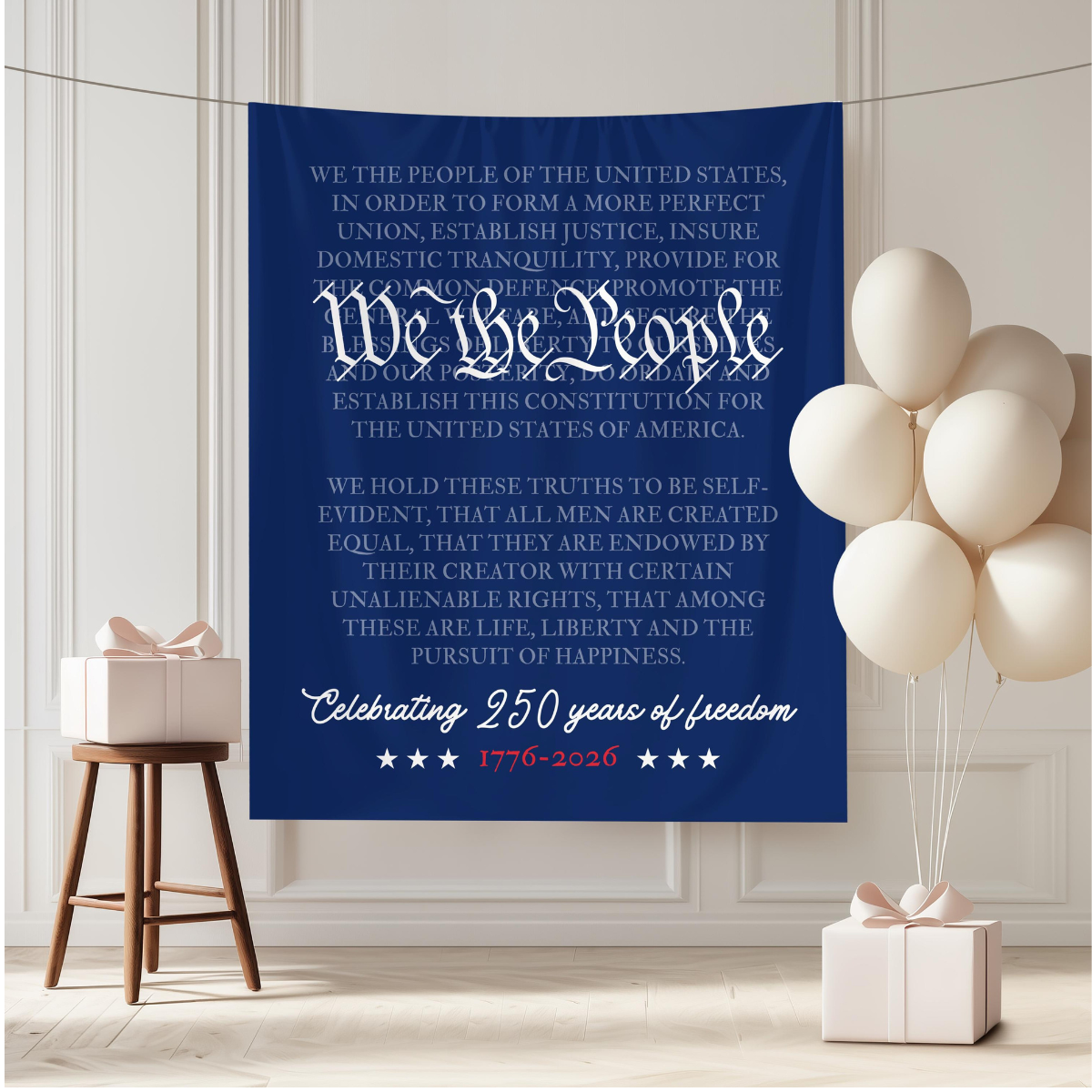 We The People America 250th Anniversary Celebration Banner Patriotic 4th Of July Backdrop Usa Celebration Decor 1781162987869.png
