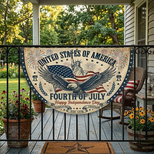250th Anniversary Usa Patriotic Semi Circular Flag American Bunting Banner Fourth Of July Porch Decor America 1776 2026 Celebration 1781165219437.jpg