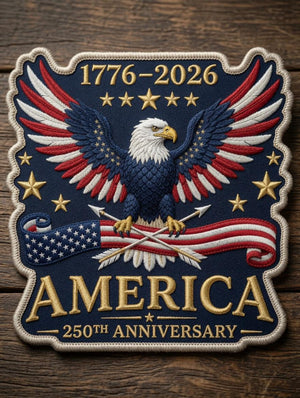 Usa 250th Anniversary Embroidered Patch United States 1776 2026 Embroidered Patch 1781165556525.jpg