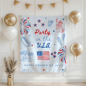 Party In The Usa Banner Fourth Of July Banner 4th Of July Decorations Party In The Usa Decorations Independence Day Sign Custom Banner 1781168086525.png