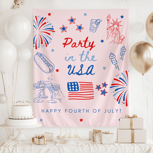 Party In The Usa Banner Fourth Of July Banner 4th Of July Decorations Party In The Usa Decorations Independence Day Sign Custom Banner 1781168086591.png