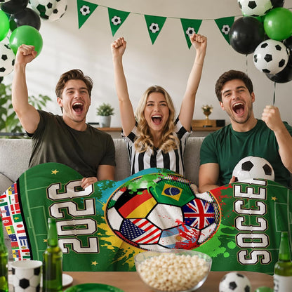 World Soccer 2026 Throw Blanket Soccer Season Game Day Blanket For Boys Soft Flannel Football Fan Blanket For Couch Bed 2026 World Cup Decor Gift For Men Women Kids 1781231735747.jpg