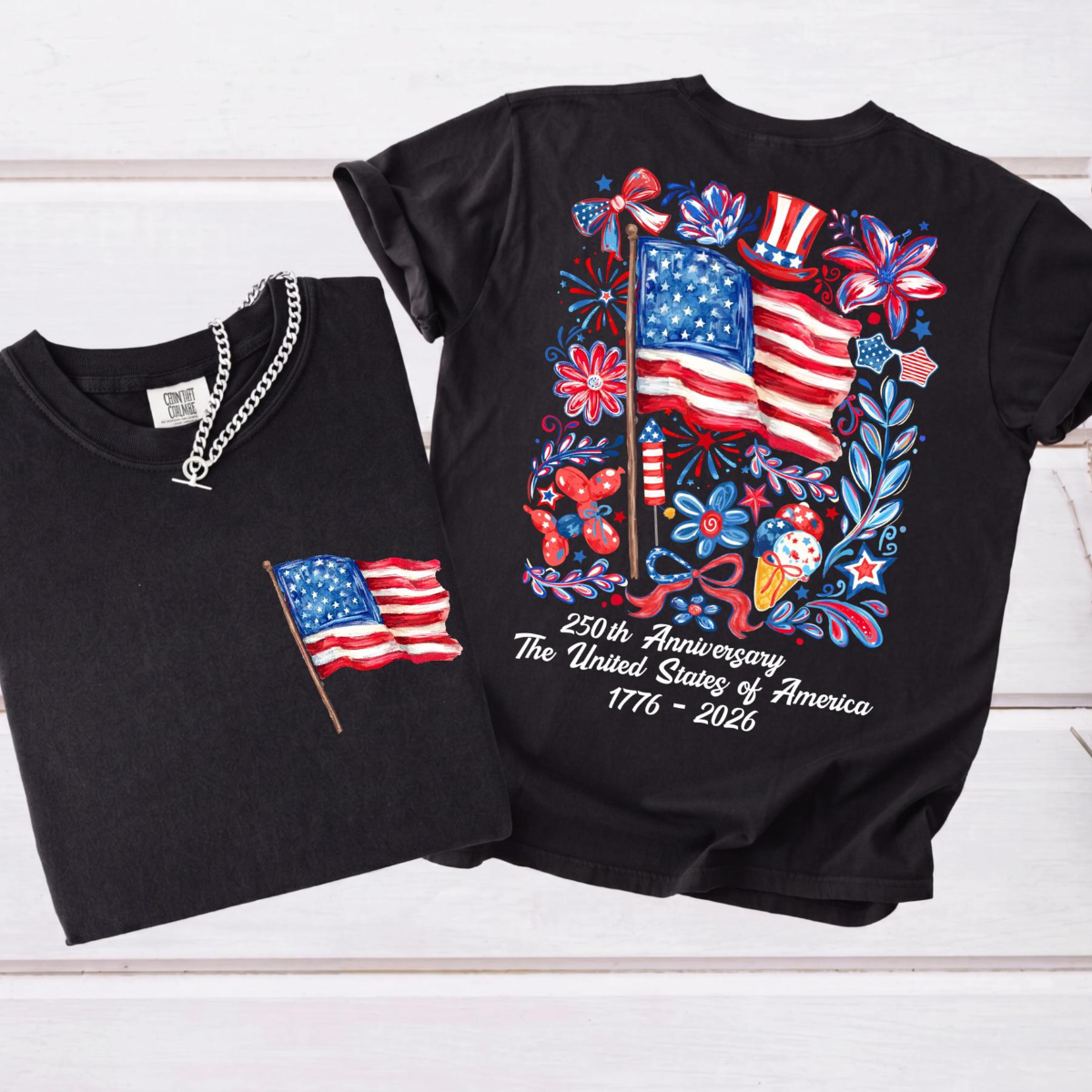 Comfort Colors Usa 250th Anniversary Shirt 4th Of July Back Graphic Tee Independence Day Gif Floral American Flag T Shirt 1781234804897.png