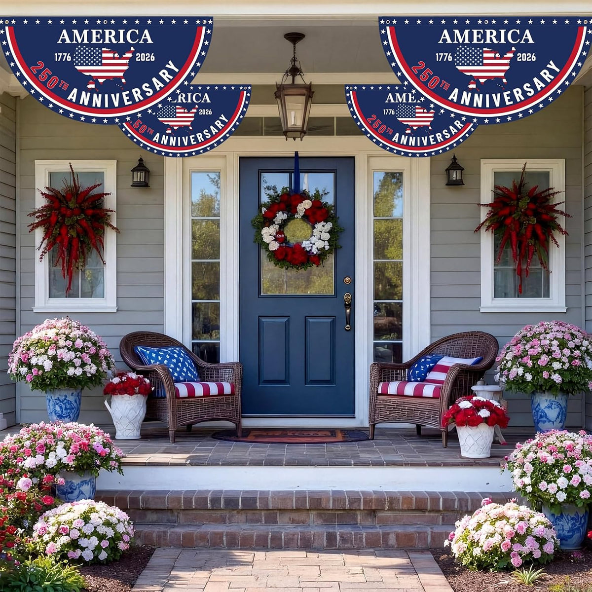 America Anniversary Fan Flag Usa 1776 2026 Patriotic Fan Flag American 4th Of July Banner Independence Day Decoration For Garden Outdoor 1781237334460.jpg