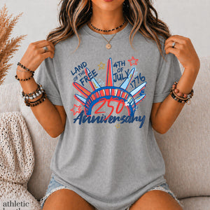 Family Matching 4th Of July Shirts Usa 250th Anniversary Shirts Land Of The Free Tee Patriotic Family Outfits Red White Blue Family Set 1781238798652.jpg